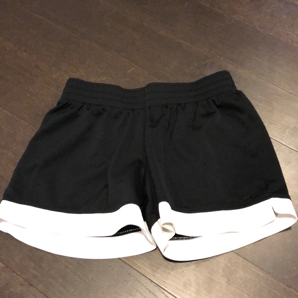 Black and White Athletic Shorts